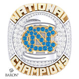 University of North Carolina Womens Lacrosse 2022 Championship Ring - Design 3.4