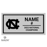 University of North Carolina Womens Lacrosse 2022 Championship Ring Box