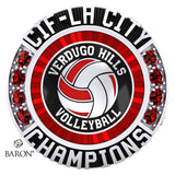 Verdugo Hills Girls Volleyball 2020 Championship Ring - Design 1.11