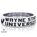 Wayne State University Class Ring  (Durilium, Sterling Silver, 10KT White Gold) - Design 10.1