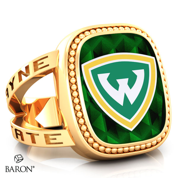 Wayne State University Renown Class Ring (Gold Durlium, 10kt Yellow Gold) - Design 5.2