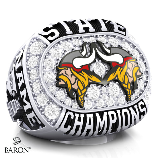 West Chester East Vikings Cheer 2022 Championship Ring - Design 1.3