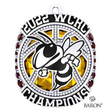 Williamstown Yellowjackets 2022 Championship Ring Top Pendant - Design 3.6