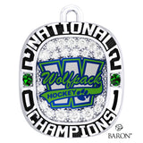 Woodbridge Wolfpack Hockey-14U 2021 Championship Ring Top Pendant - Design 2.2