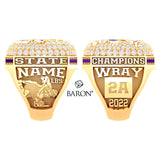 Wray Eagles Wrestling 2022 Championship Ring - Design 3.4