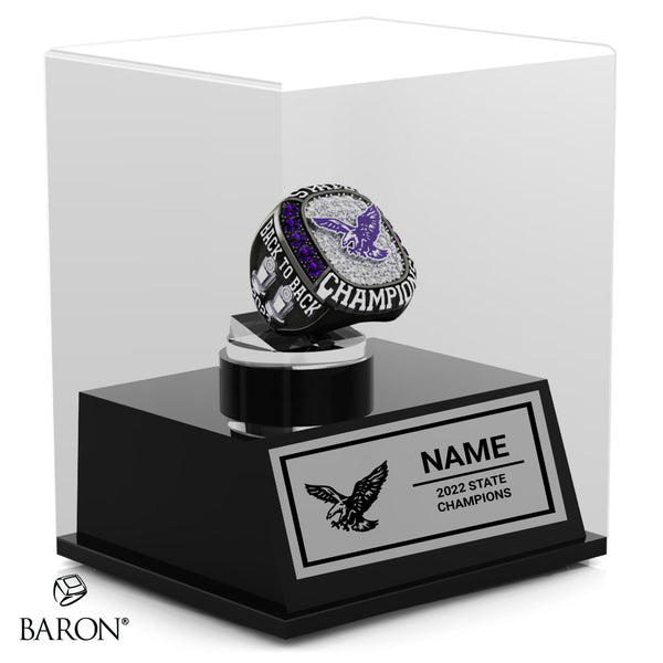 Wray Eagles Wrestling 2023 Championship Display Case
