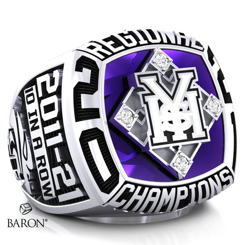 Yerington High School Baseball 2021 Championship Ring - Design 1.4