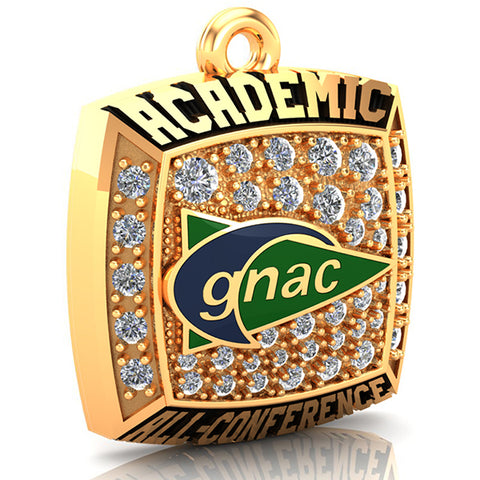 GNAC Academic All-Conference Pendant (Gold Durilium)