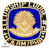 Fellowship Lodge Master Ring - Design 2.2