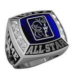 All Star IWFL Ring with Glass Enamel