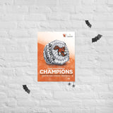 East Jr High School Football 2021 Championship Poster