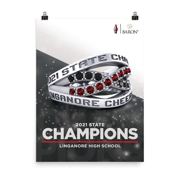 Linganore High School 2021 Championship Poster (Design 1.4)
