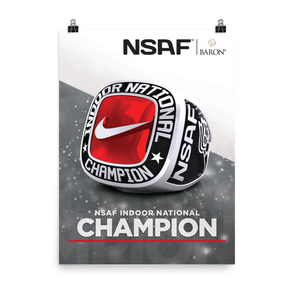 NSAF Indoor National Champions Poster (Design 1.1)