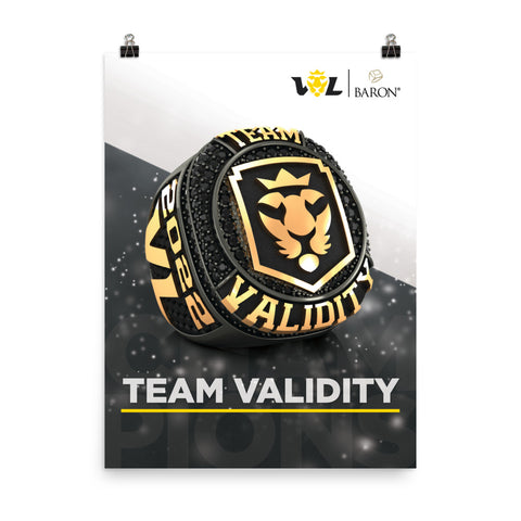 Validity Esports 2022 Championship Poster