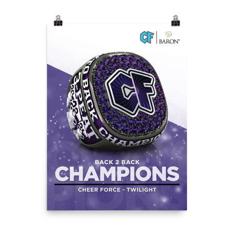 Cheer Force Twilight 2022 Championship Poster