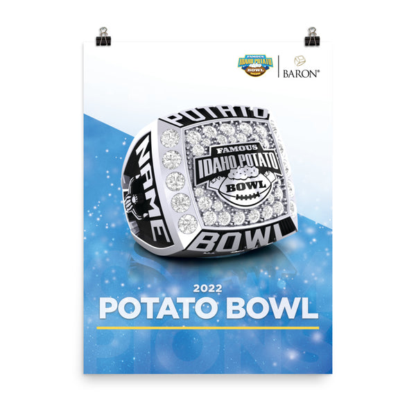 Potato Bowl Officials 2022 Championship Poster