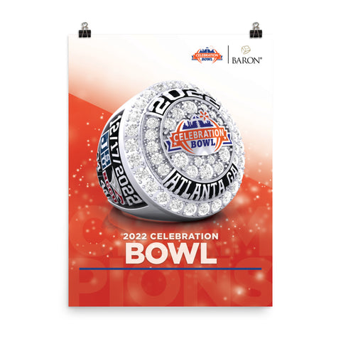 Celebration Bowl Officials 2022 Championship Poster