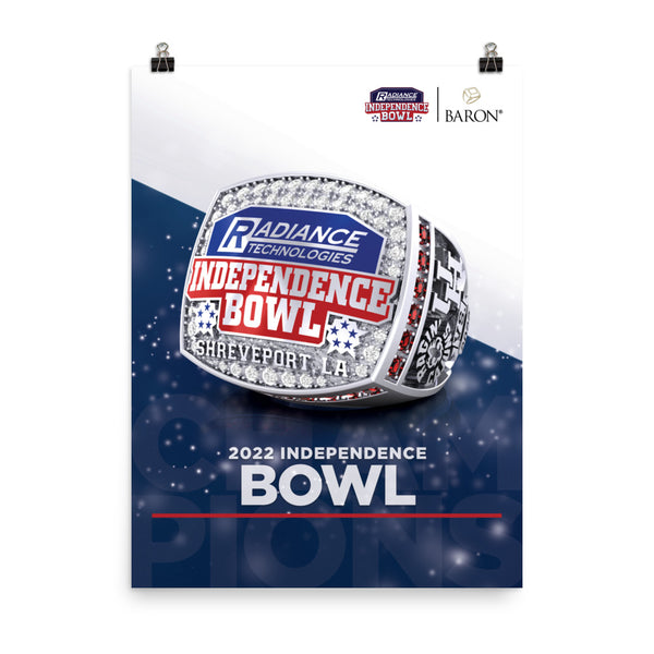 Independence Bowl Officials 2022 Championship Poster