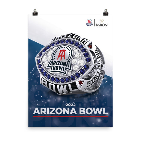 Arizona Bowl Officials 2022 Championship Poster