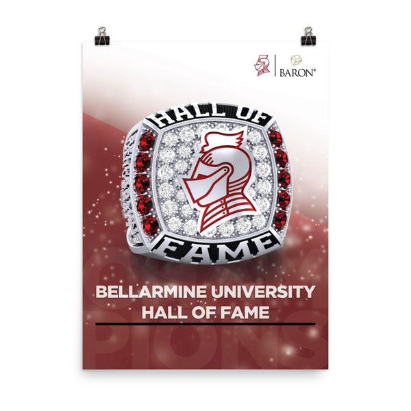 Bellarmine University Hall of Fame Championship Poster