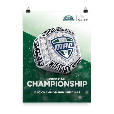 MAC Championship Officials Championship Poster