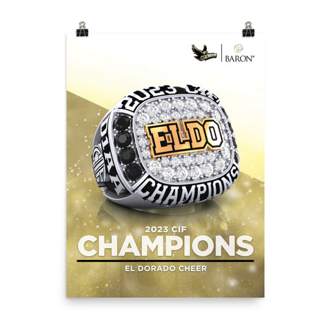 El Dorado Cheer 2023 Championship Poster